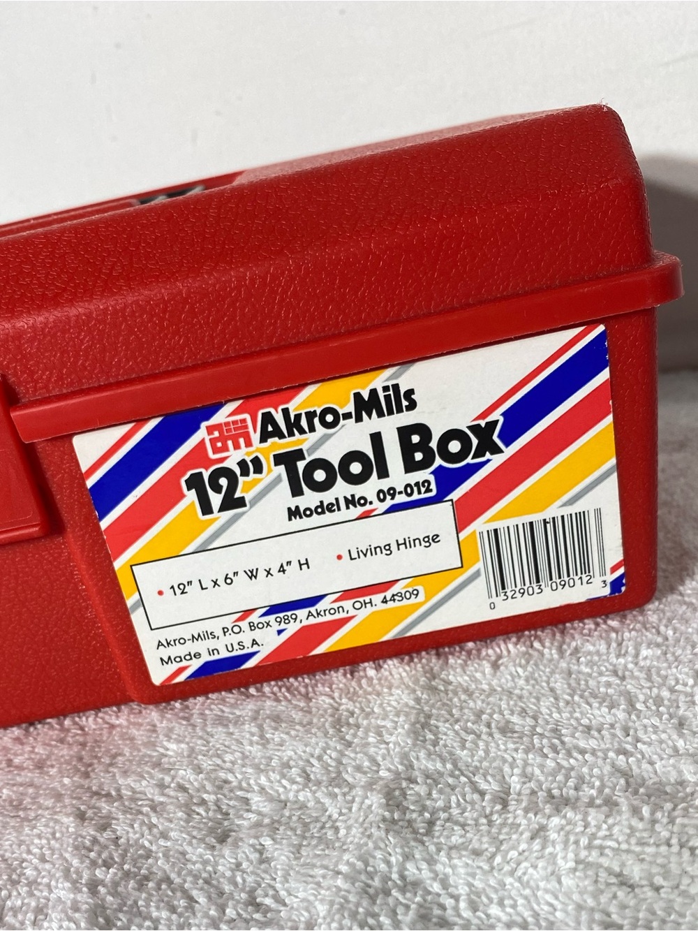 Childrens Plastic Toy Tool Lot With Red Akro-Mils Tool Box - Picture 4 of 16